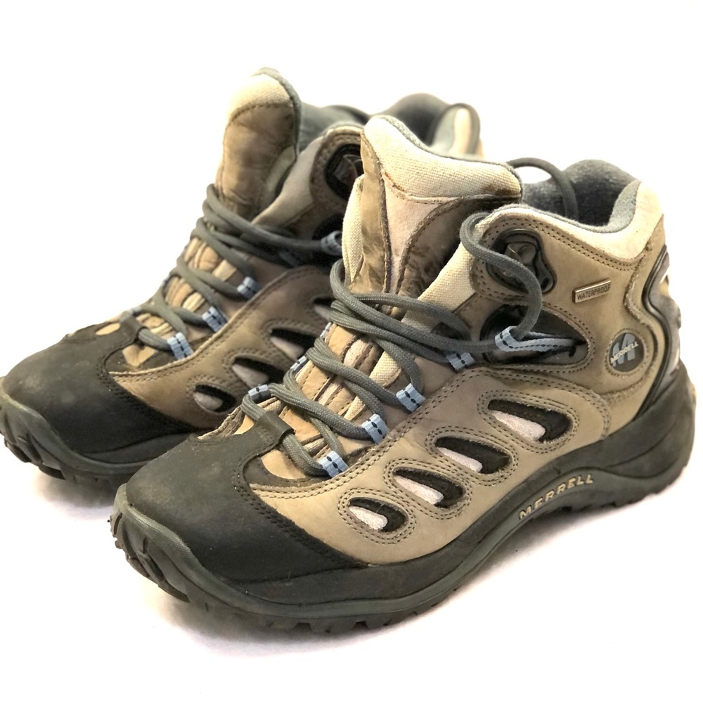 Merrell Reflex Mid Waterproof Shale Nubuck Women's Hiking Boots They are clean